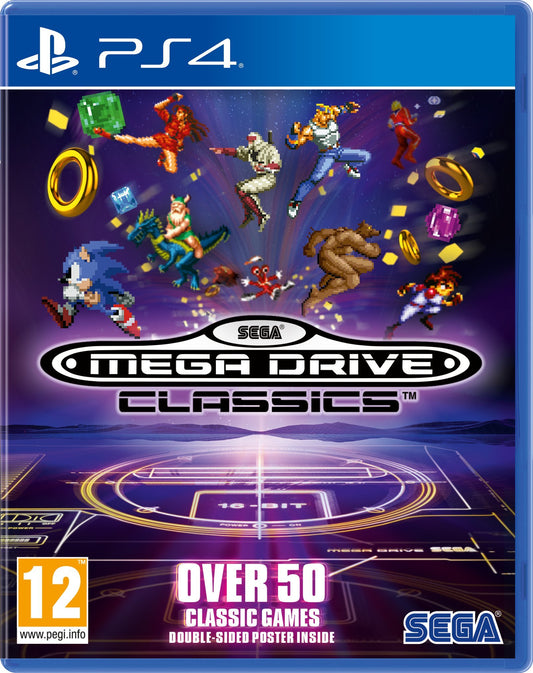 SEGA Mega Drive Classics for PS4 - Model 221794, Classic Gaming Experience, PS4 Console Game