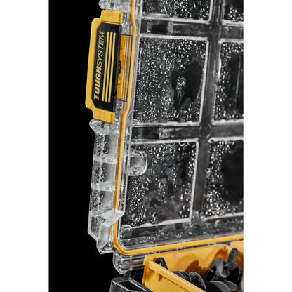 DEWALT DS100 TOUGHSYSTEM™ 2.0 Toolbox, Clear Lid, Yellow, Model DEW183394