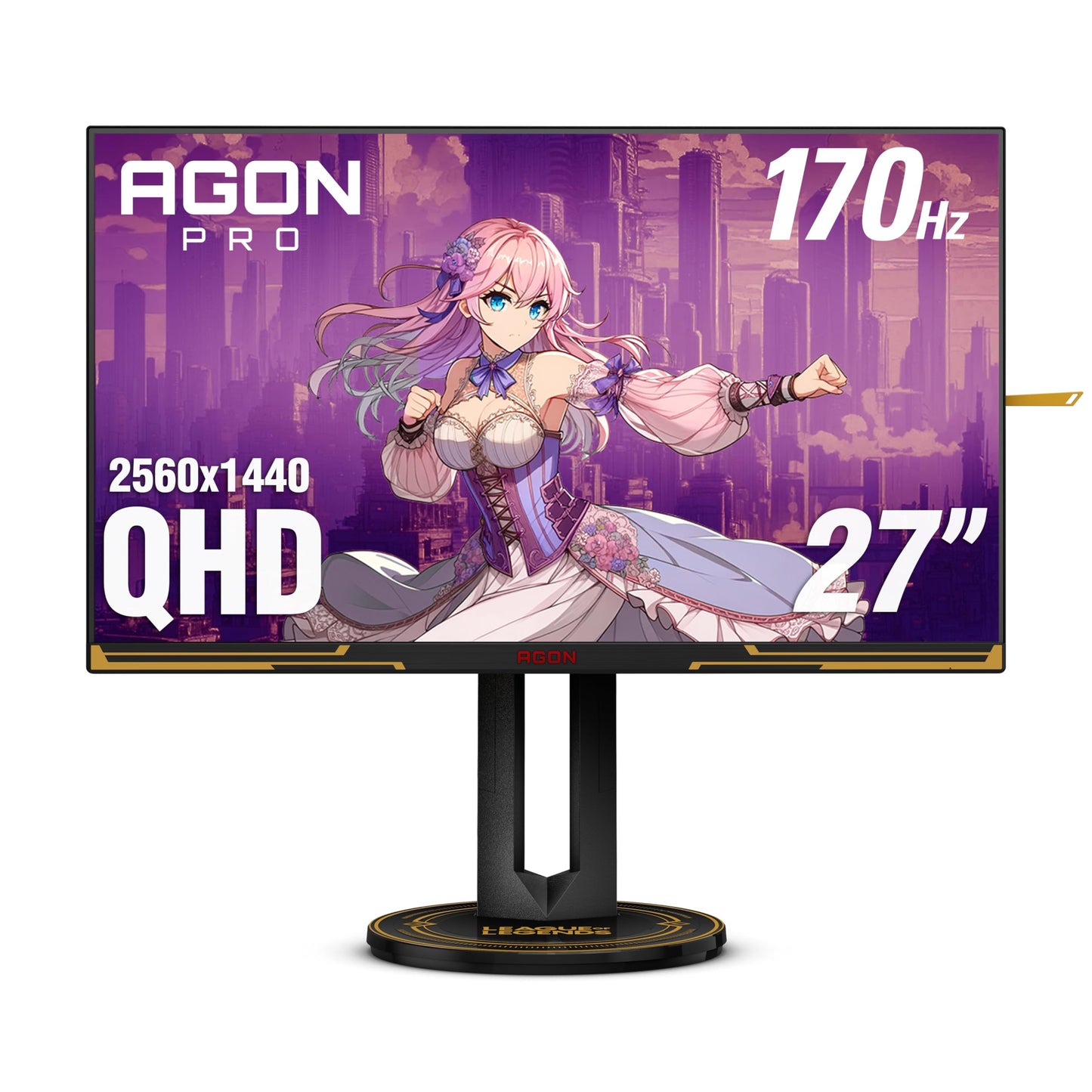 AOC Agon PRO AG275QXL 27 QHD 2K 2560x1440 170Hz 1ms  G-SYNC Compatible  Height-Adjustable  PS5 Xbox Switch Ready