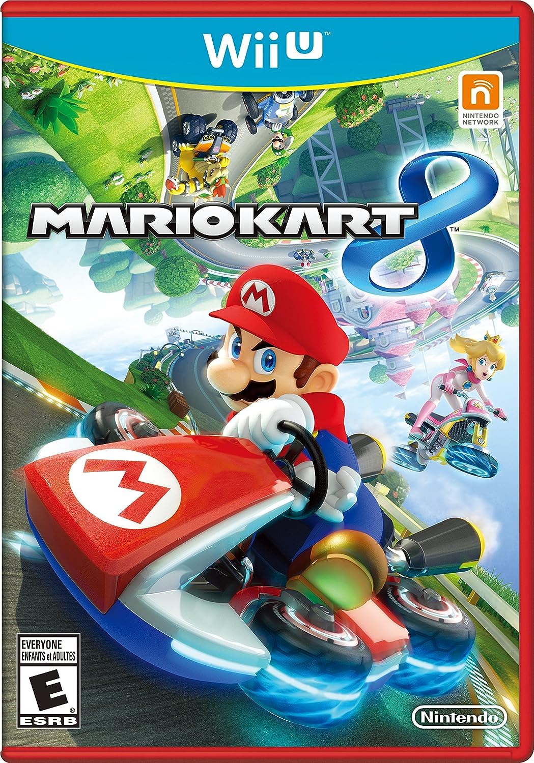 Nintendo Mario Kart 8 for Wii U - Model WUPPAMKE, Racing Game, Family Fun