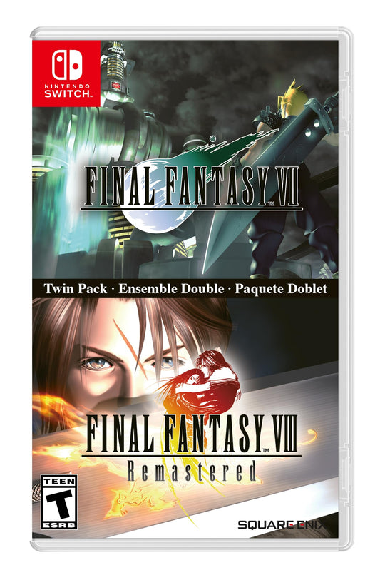 FINAL FANTASY VII & FINAL FANTASY VIII Remastered Twin-Pack - Nintendo Switch