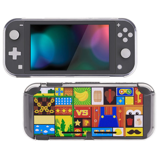 PlayVital Custom Protective Case for Nintendo Switch Lite, Soft TPU Slim Case Cover for Nintendo Switch Lite - Puzzle Adventure