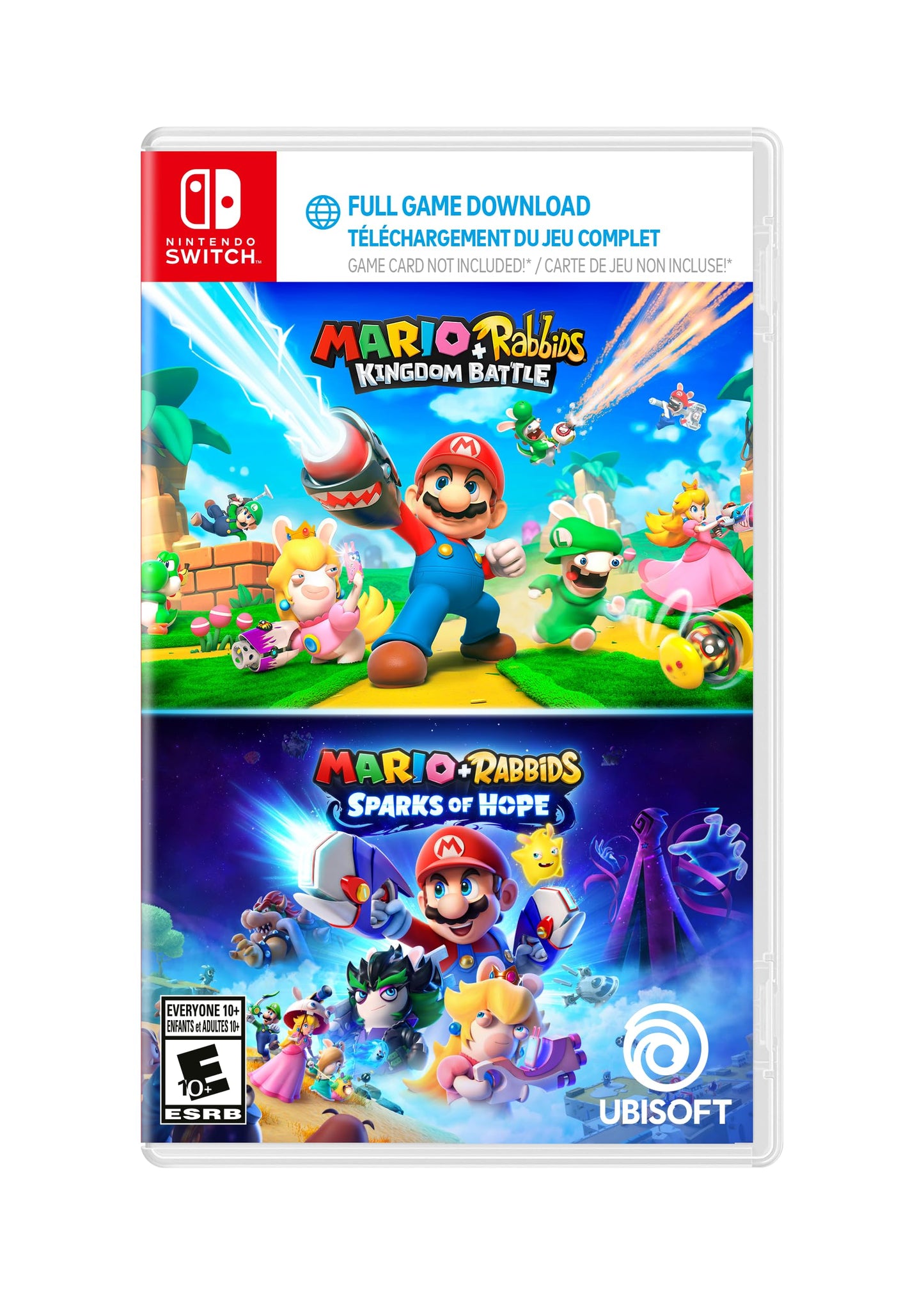 Mario + Rabbids Dual Pack - Amazon Exclusive  Nintendo Switch (Code in a Box)