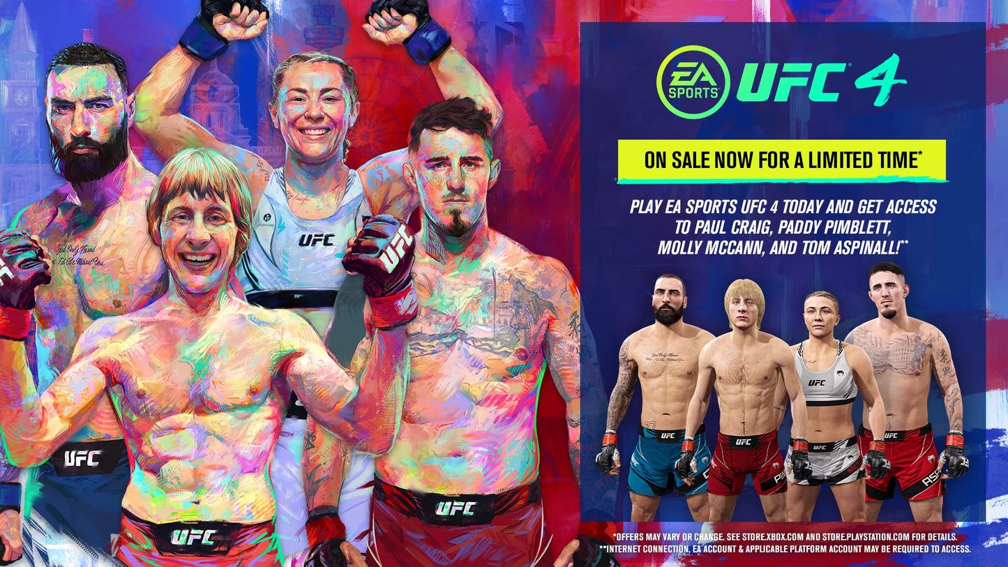 Electronic Arts EA SPORTS UFC 4 - Xbox One Video Game, Model 73856