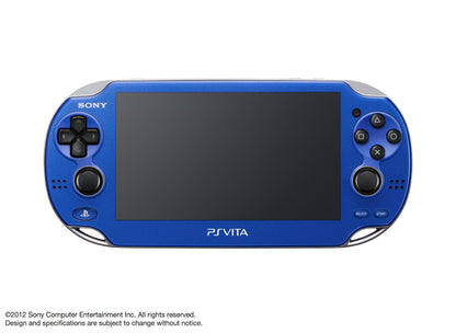 SIE PlayStation Vita - WiFi Handheld Console, Model PCH-1000, Sapphire Blue, Japanese Version
