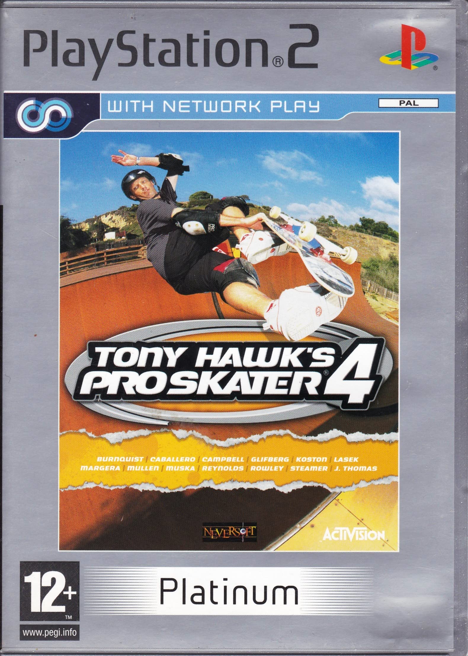 ACTIVISION Tony Hawks Pro Skater 4 - Classic Skateboarding Game for PlayStation
