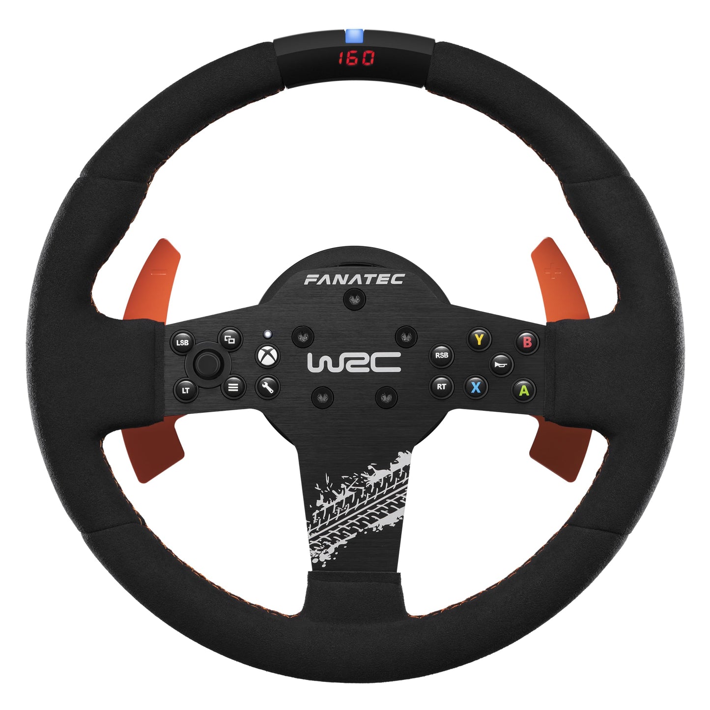 FANATEC CSL fine design Officially Licensed WRC Rally Sim Racing Steering Wheel - Alcantara Grip  Revremovee LED Display  Removable Paddles  Plug-and-Play for PC  Xbox Series X|S  Xbox One