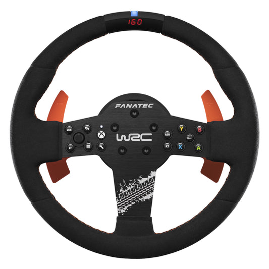 FANATEC CSL fine design Officially Licensed WRC Rally Sim Racing Steering Wheel - Alcantara Grip  Revremovee LED Display  Removable Paddles  Plug-and-Play for PC  Xbox Series X|S  Xbox One