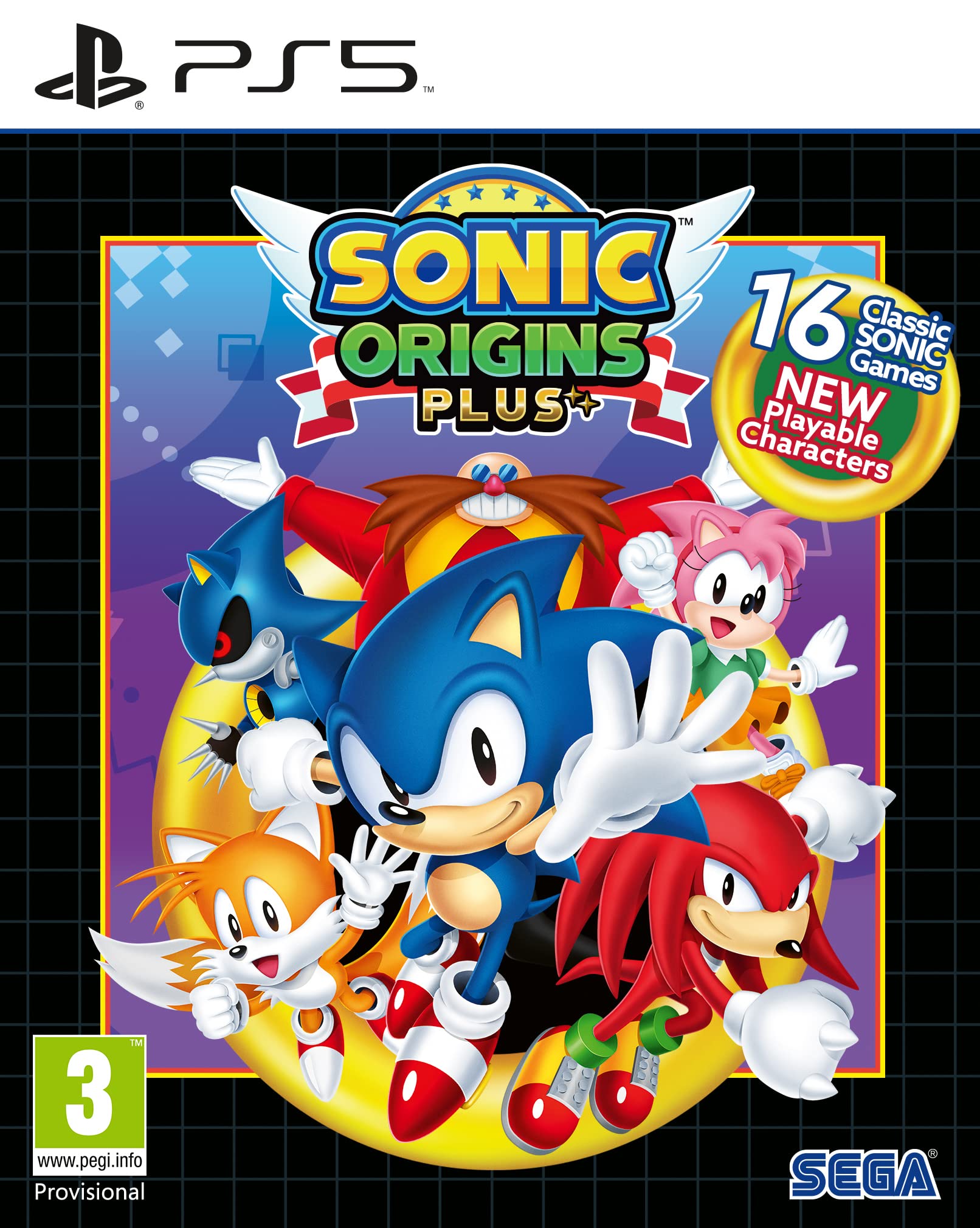 SEGA Sonic Origins Plus Day One Edition - Black - Model 5055277050406