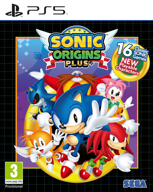 SEGA Sonic Origins Plus Day One Edition - Black - Model 5055277050406