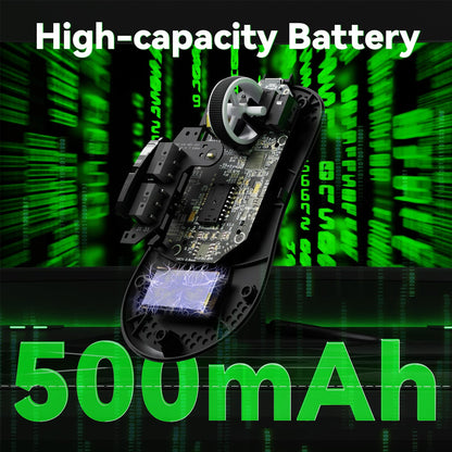 ATTACK SHARK V5 Wireless Gaming Mouse - 42000 DPI, Ultra-Lightweight, Black Sticker, Wired/BT/2.4GHz for PC/Mac