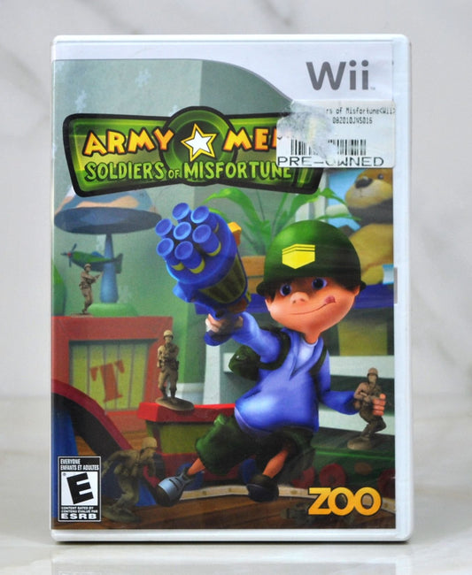 Army Men Soldiers of Misfortune - Nintendo Wii