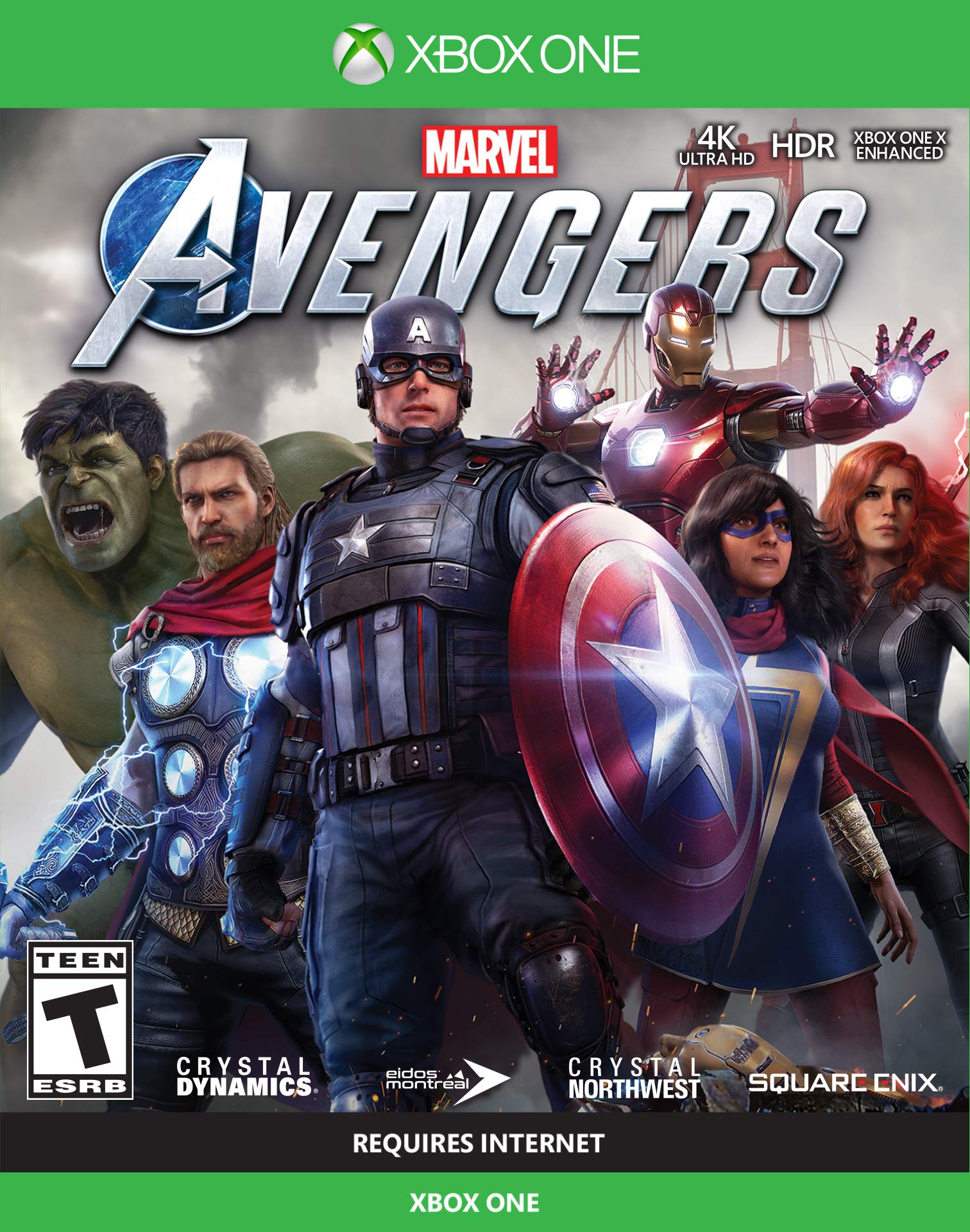 Square Enix Marvels Avengers - Xbox One Game, Multi-Colored, Model 92288