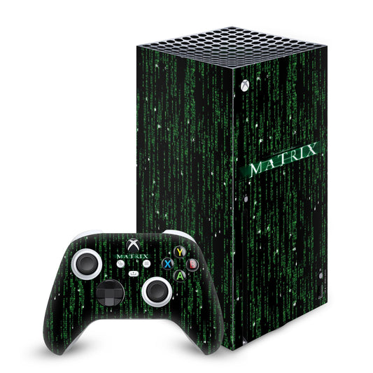 Head Case Designs Officially Licensed The Matrix Codes Key Art Vinyl Sticker Gaming Skin Decal Cover Compatible With Xbox Series X Console and Controller Bundle