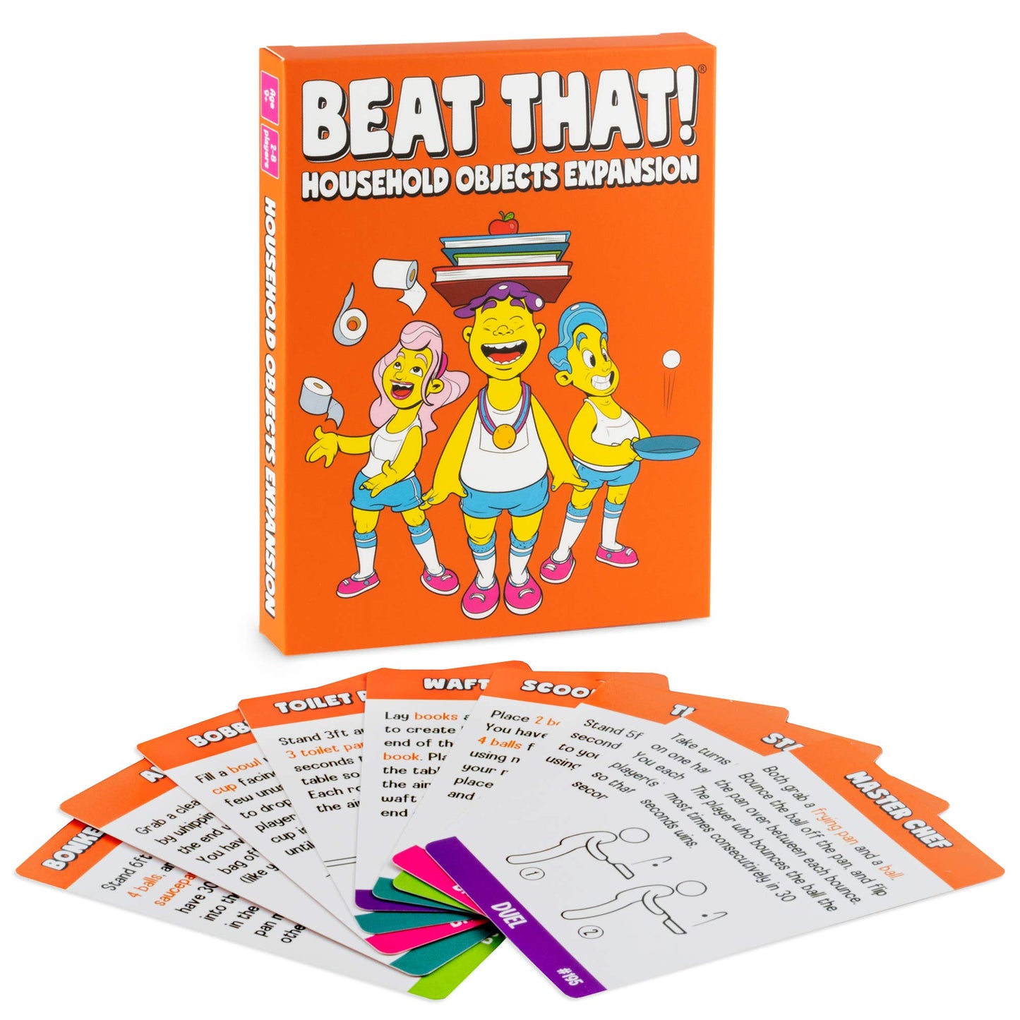Gutter Games Beat That Household Objects Expansion - Family Party Game for Kids and Adults, 26 cm x 20.5 cm x 8 cm, Multicolor