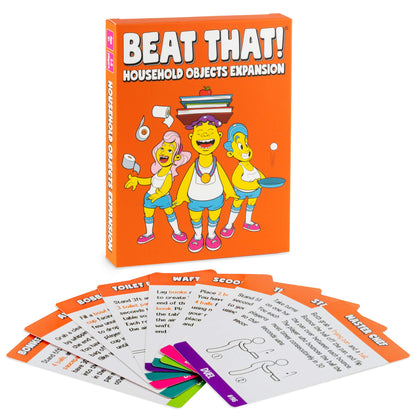 Gutter Games Beat That Household Objects Expansion - Family Party Game for Kids and Adults, 26 cm x 20.5 cm x 8 cm, Multicolor
