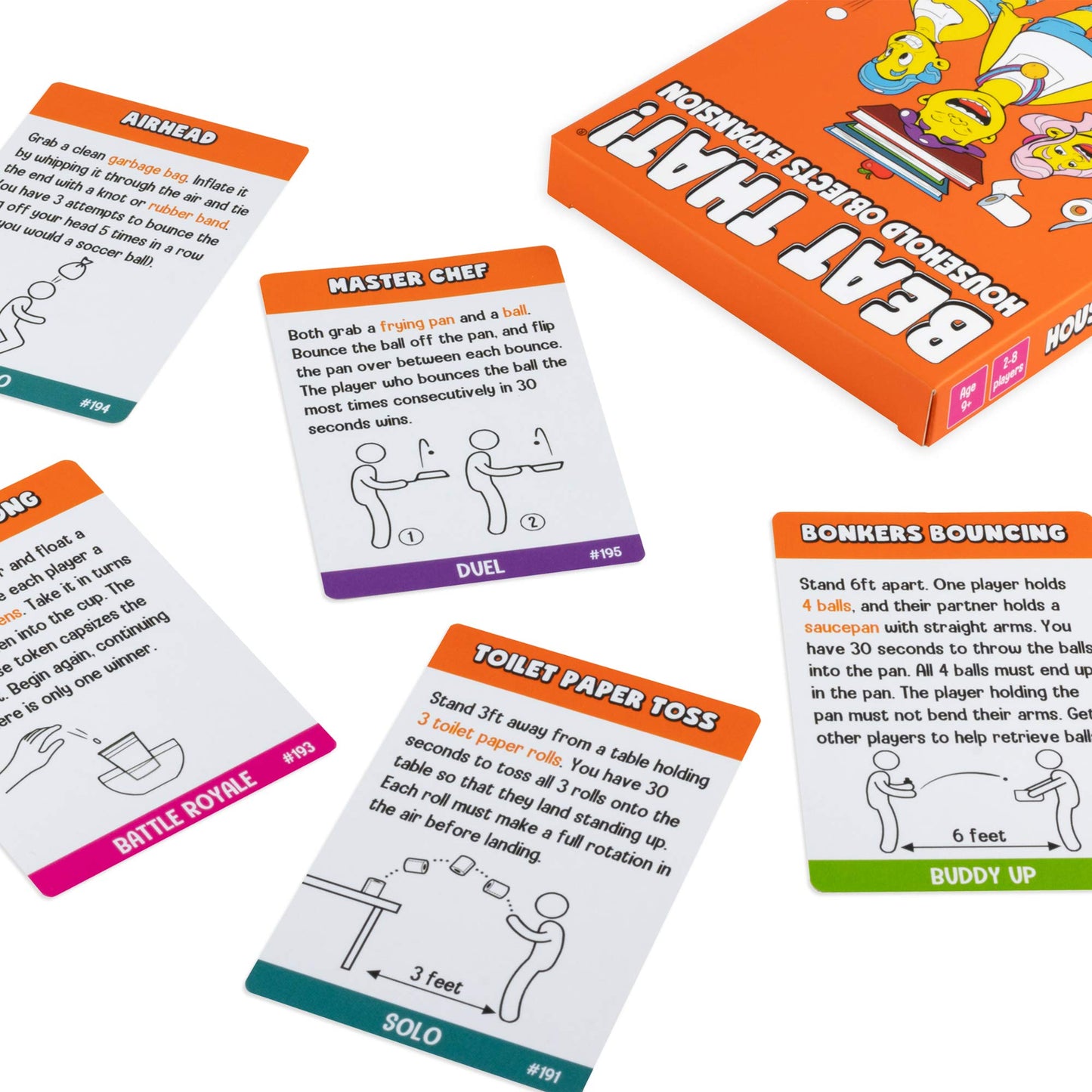 Gutter Games Beat That Household Objects Expansion - Family Party Game for Kids and Adults, 26 cm x 20.5 cm x 8 cm, Multicolor
