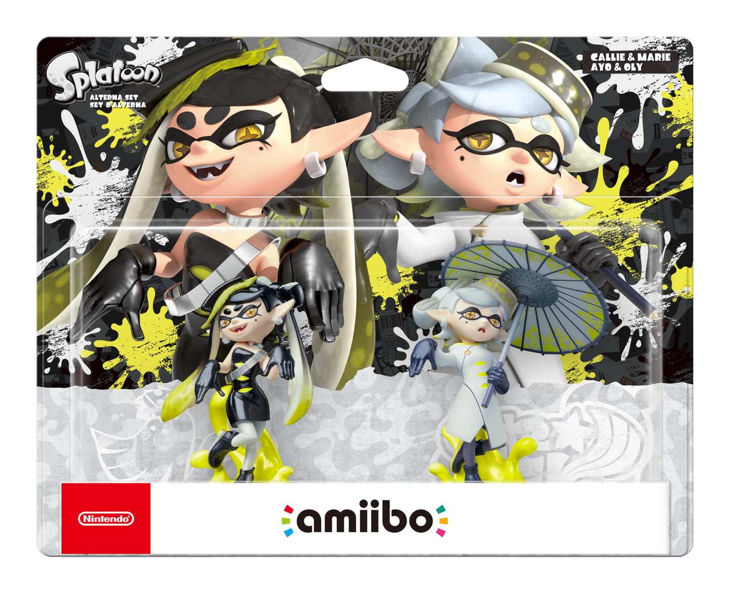 Nintendo Splatoon Amiibo Set  Callie and Marie Figures  2 Pack