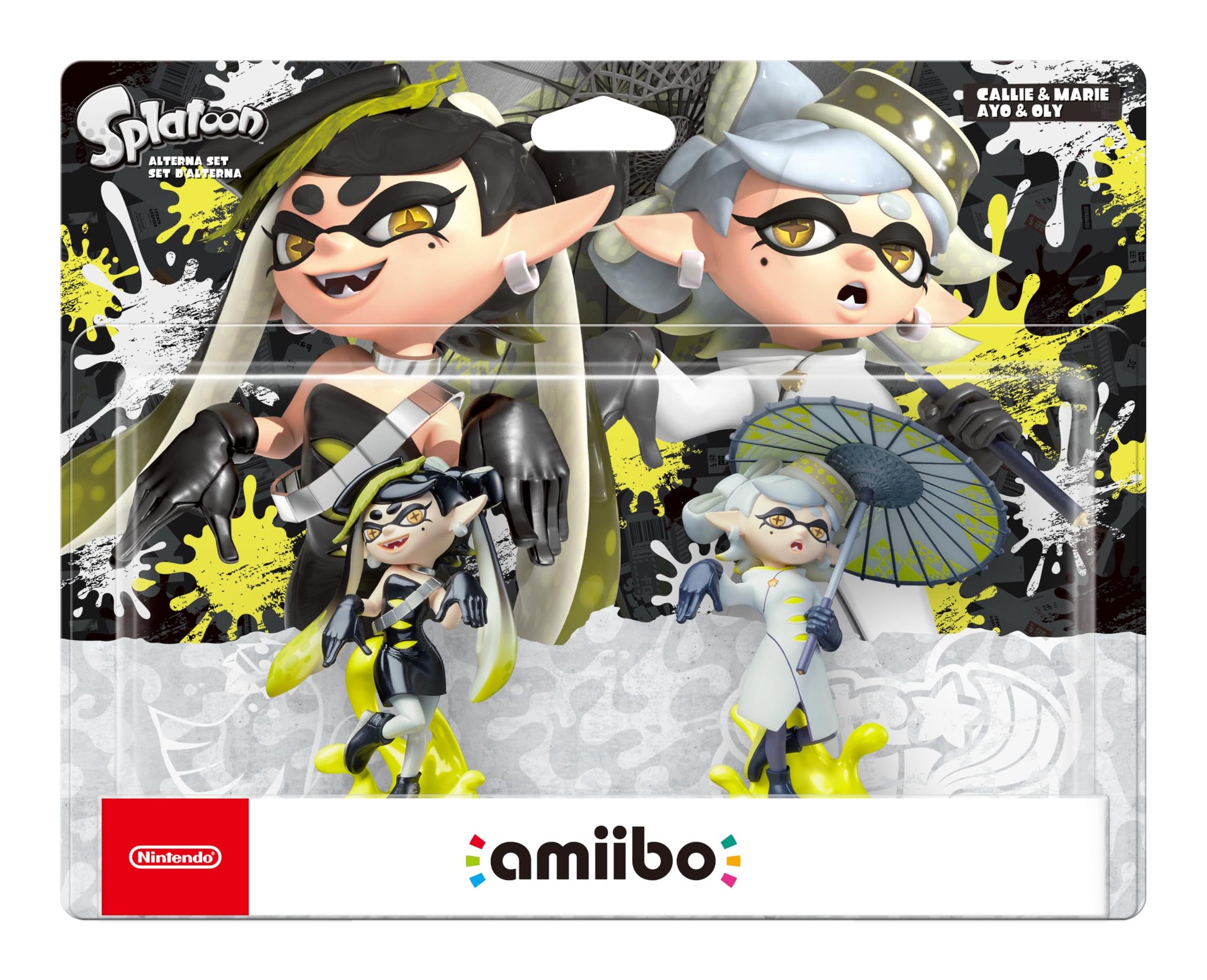 Nintendo Splatoon Amiibo Set  Callie and Marie Figures  2 Pack