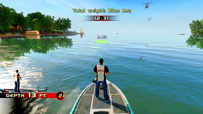 ACTIVISION Rapala Pro Bass Fishing Game with Rod - Xbox 360, Model 76411