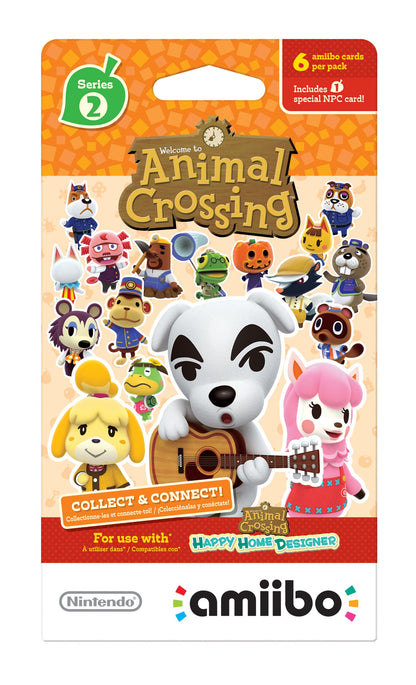 Nintendo Animal Crossing amiibo cards Series 2 (6-Pack) - Wii U