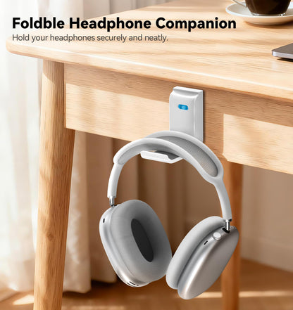 Kosker Headphone Stand Wall Mount, Gaming Headset Hook Hanger, White, 1 Pack, Essential Video Game Accessories for Office & Home