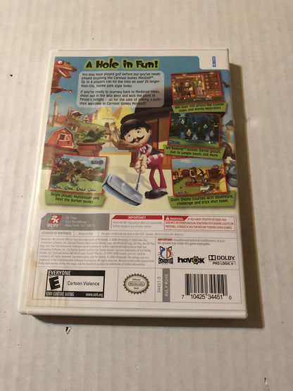2K Carnival Games: MiniGolf for Nintendo Wii - Fun Golfing Experience, Model 710425344510