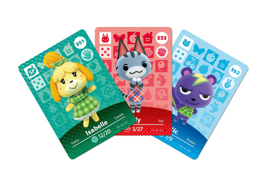 Nintendo Animal Crossing amiibo Cards Series 4 (6-Pack) - Multicolor, NVLEMA6D, Compatible with Nintendo Wii U