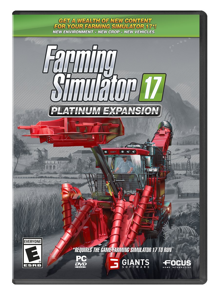 Maximum Games Farming Simulator 17 Platinum Expansion - PC Game, Model 230385