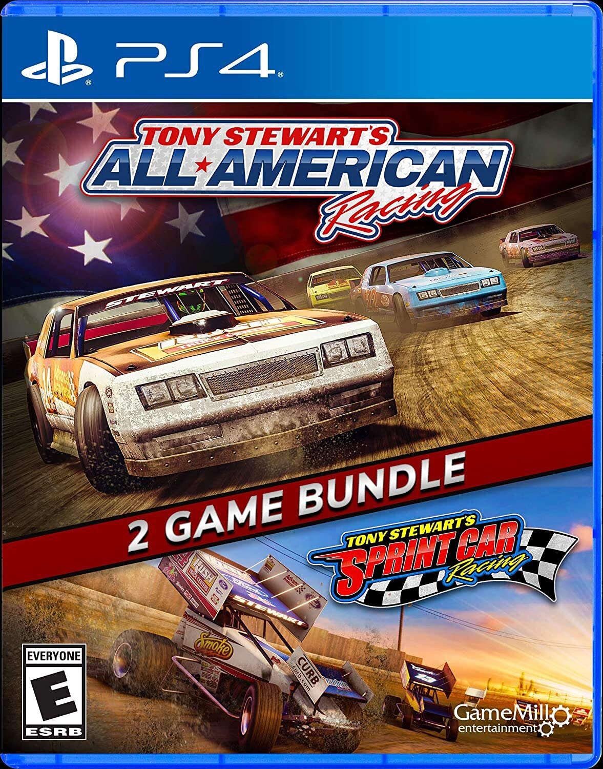 Game Mill Tony Stewarts All American Racing - PlayStation 4 - Racing Game, Model 856131008268