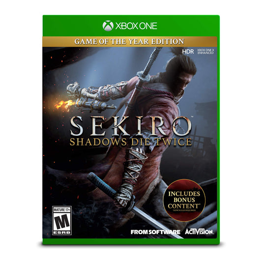 ACTIVISION Sekiro Shadows Die Twice - Xbox One Game, Multi-Colored, Model 88296