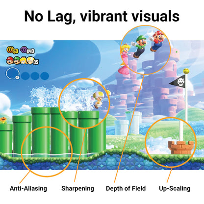 Marseille mClassic Switch Edition - Game Mode Enhancer for Nintendo Switch - 1440p/60Hz - Blue - Model MC9007-C