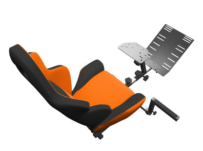 OpenWheeler Advanced Racing Seat Gaming Chair - Gear Shifter Mount, 33D x 25W x 22H in, Orange, Model OW-SV1FO