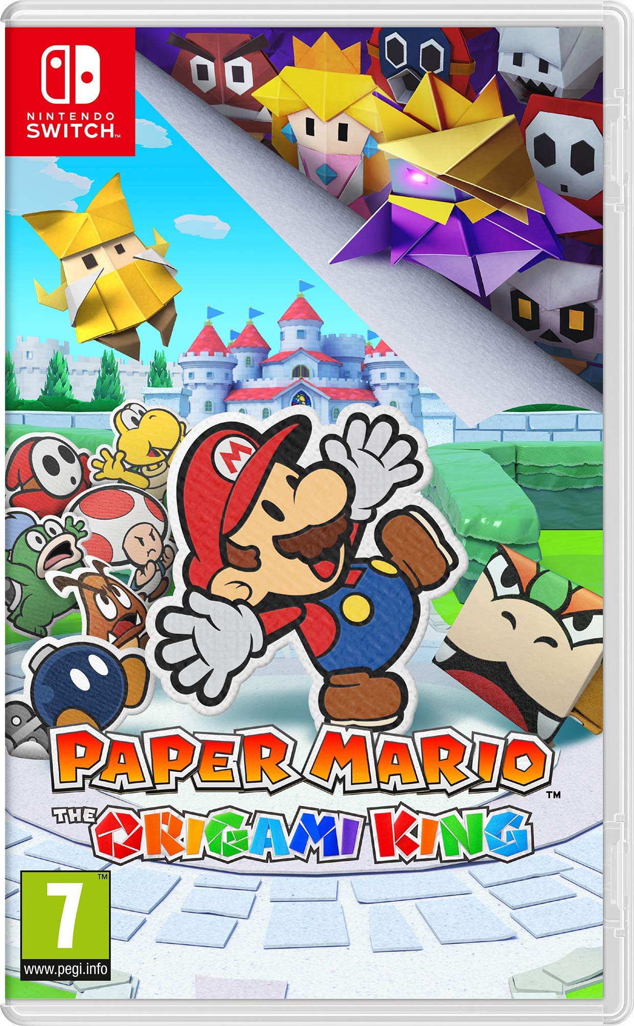 Nintendo Paper Mario: The Origami King - Switch Game, Model MAIN-852111, Adventure, Family-Friendly, Engaging Gameplay