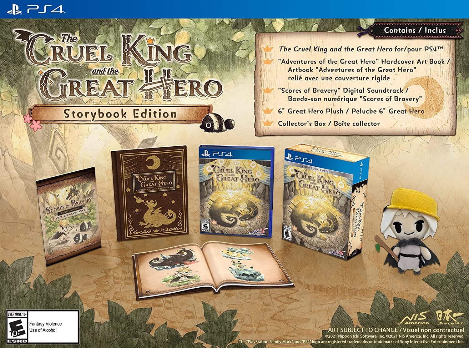 NIS America The Cruel King and the Great Hero Storybook Edition - PS4 Game Model 8-824