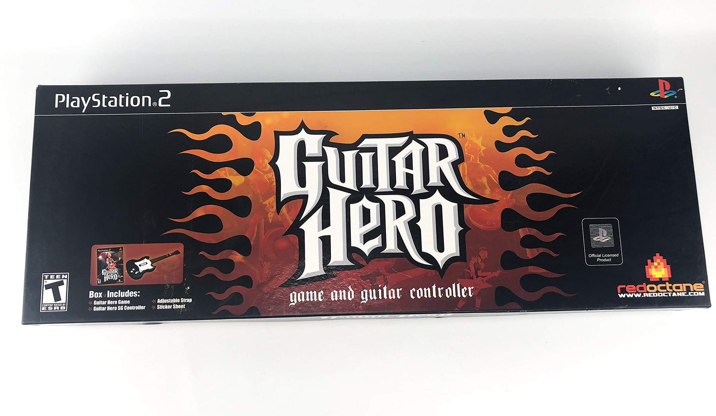 RedOctane Guitar Hero Bundle with Guitar - Black & White, Model 8.94E+11