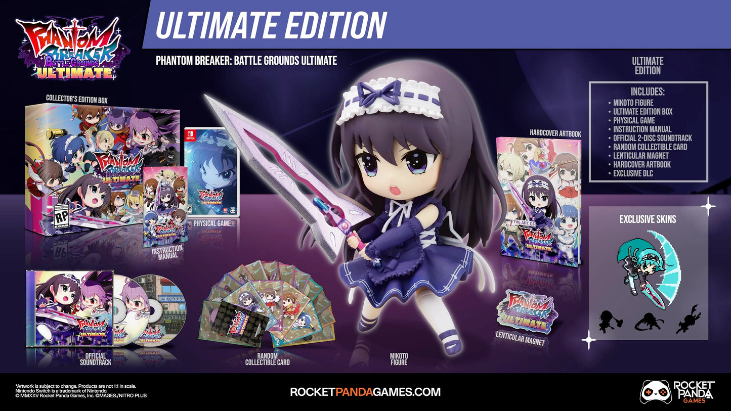 Rocket Panda Games Phantom Breaker: Battle Grounds Ult-Ult Ed for Nintendo Switch - Ultimate Edition, Action Game, Multiplayer Fun
