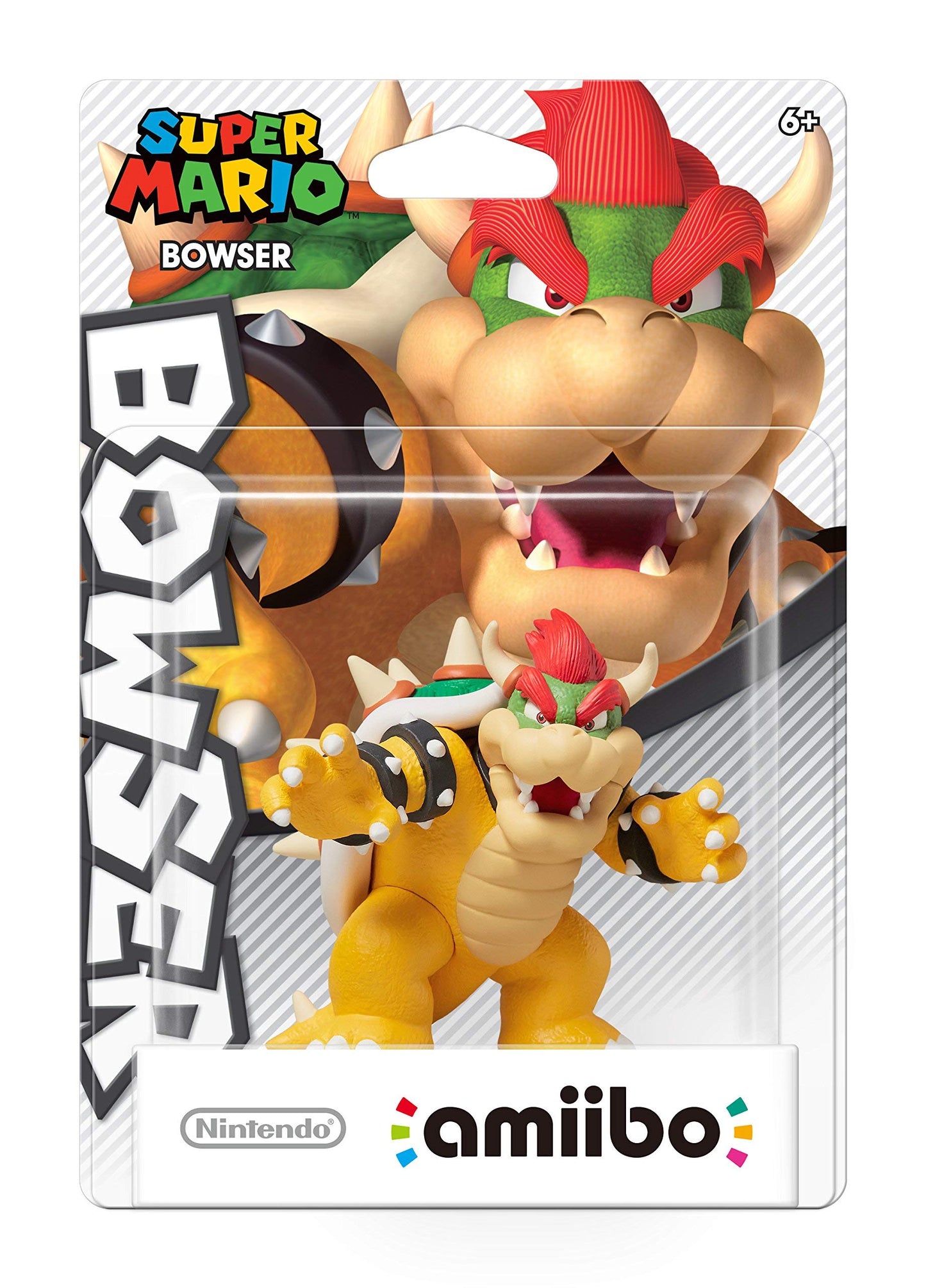 Nintendo Bowser Amiibo - Super Mario Bros Series - Plastic Figure - NVLCABAF - Bowser Color