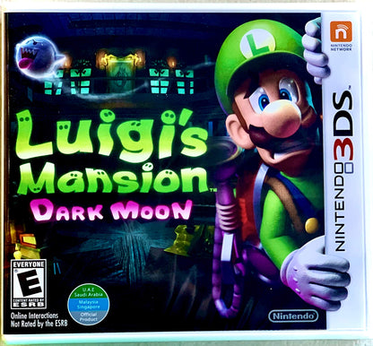 for Nintendo 3DS Luigis Mansion: Dark Moon - World Edition, Model BH-0903-OUT37