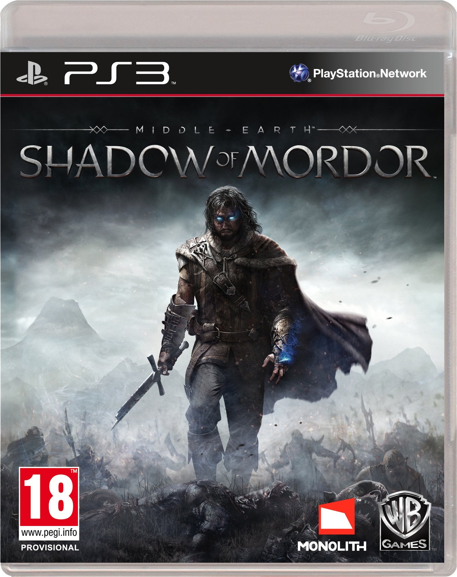 WARNER BROS Middle-Earth: Shadow of Mordor (PS3) - Model BLES 01745