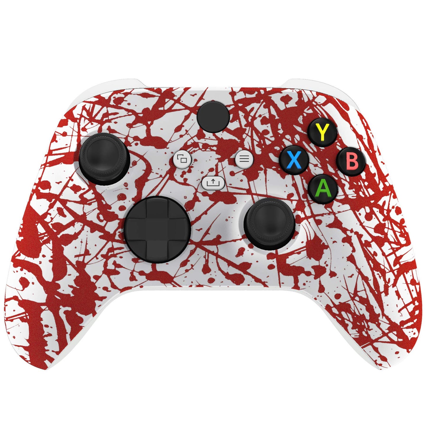 eXtremeRate Xbox Series X & S Controller Replacement Shell - Blood Scary-Theme Housing Cover, Model FX3S205