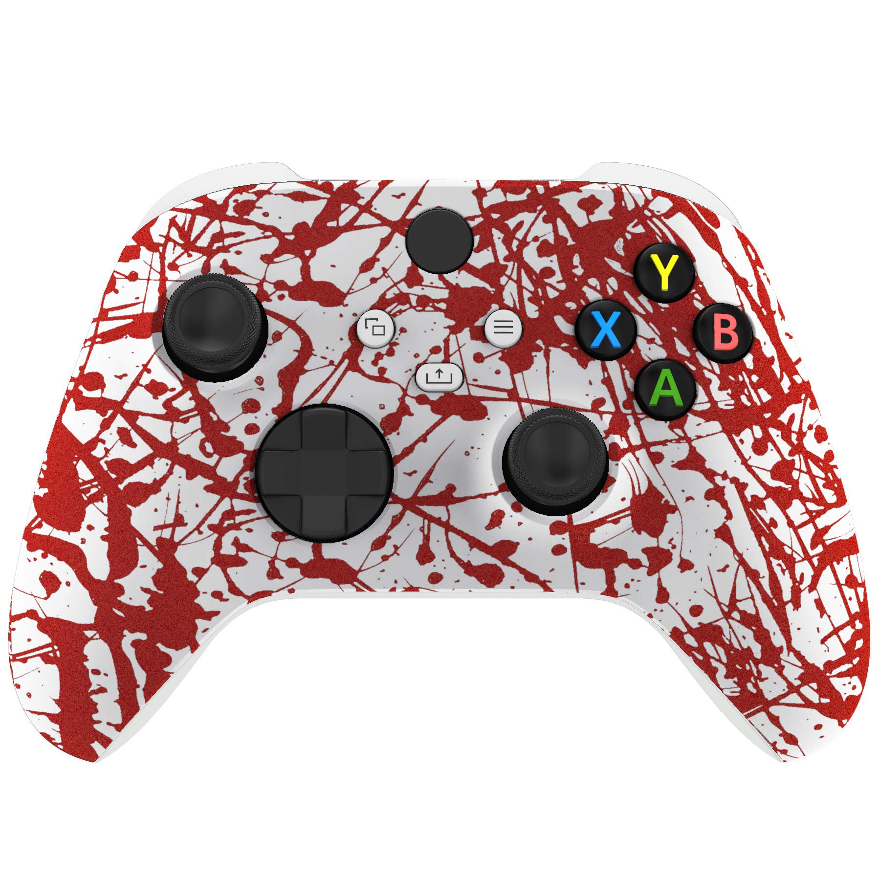eXtremeRate Xbox Series X & S Controller Replacement Shell - Blood Scary-Theme Housing Cover, Model FX3S205