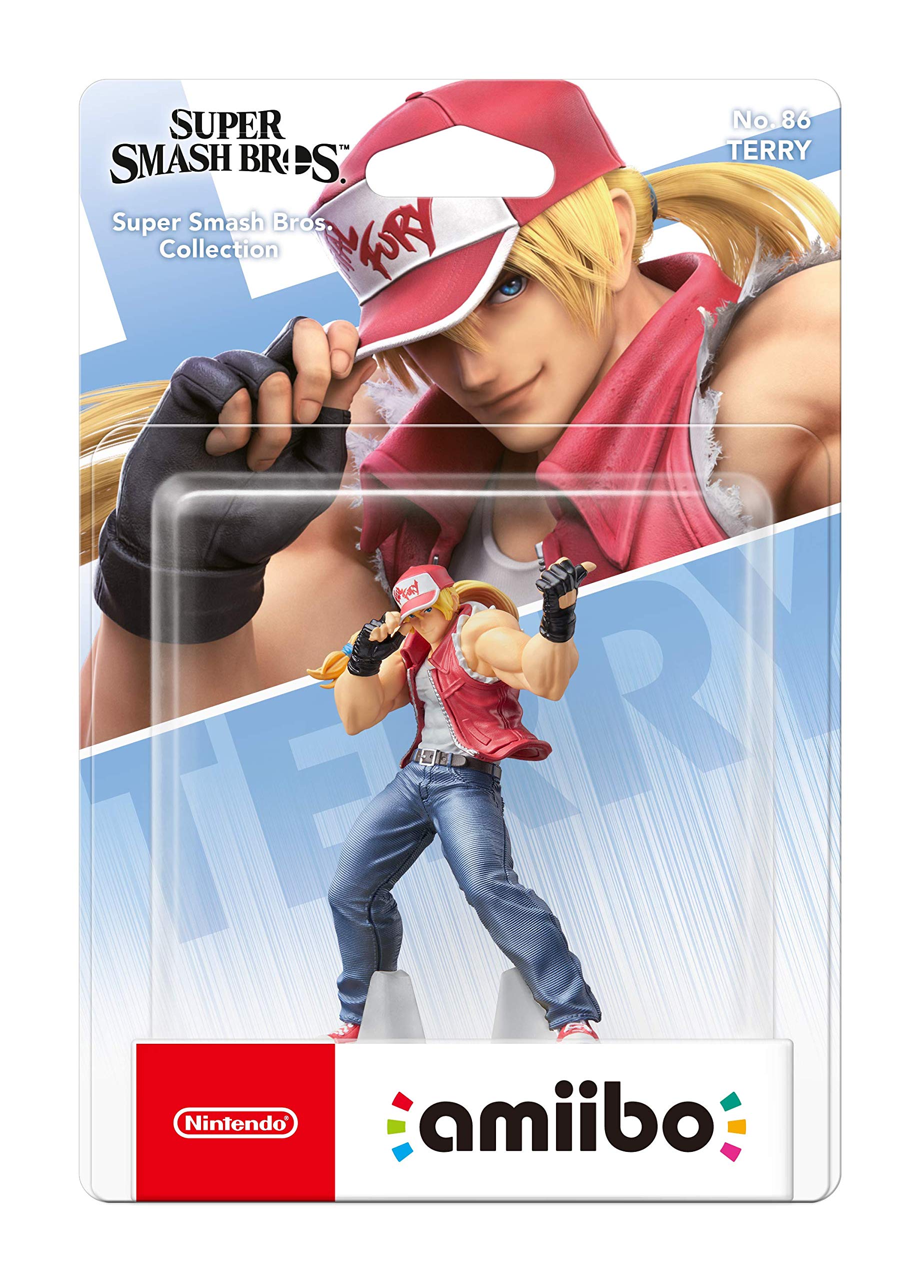 Nintendo amiibo Terry Bogard Figure - Model 10004486 - Collectible Gaming Toy for Nintendo Switch