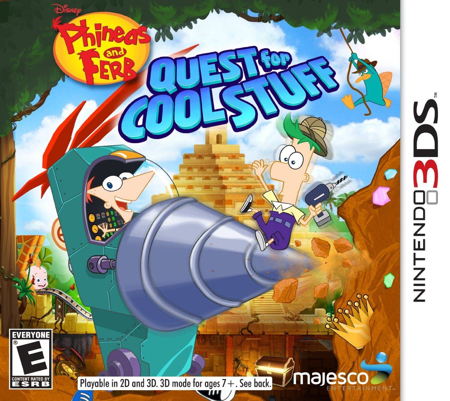 Nintendo Phineas & Ferb: Quest for Cool Stuff Game - Model 01803
