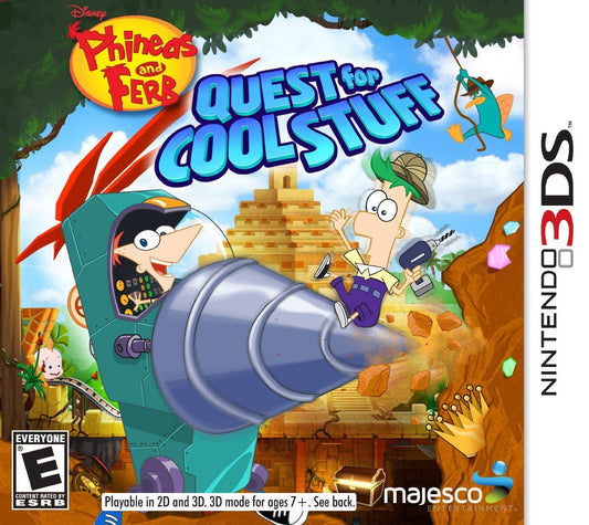 Nintendo Phineas & Ferb: Quest for Cool Stuff Game - Model 01803