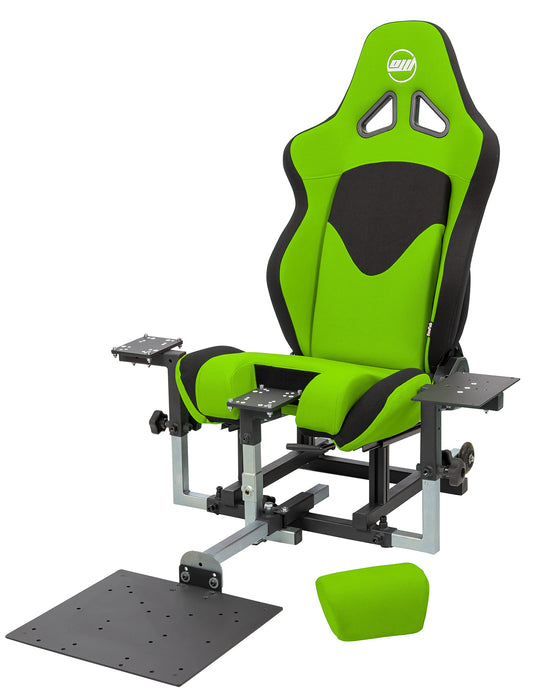 SimFab Modular Flight Simulator Cockpit DCS Edition - Green Seat, Compatible with Thrustmaster Warthog, WinWing, VirPil, VKB Controls