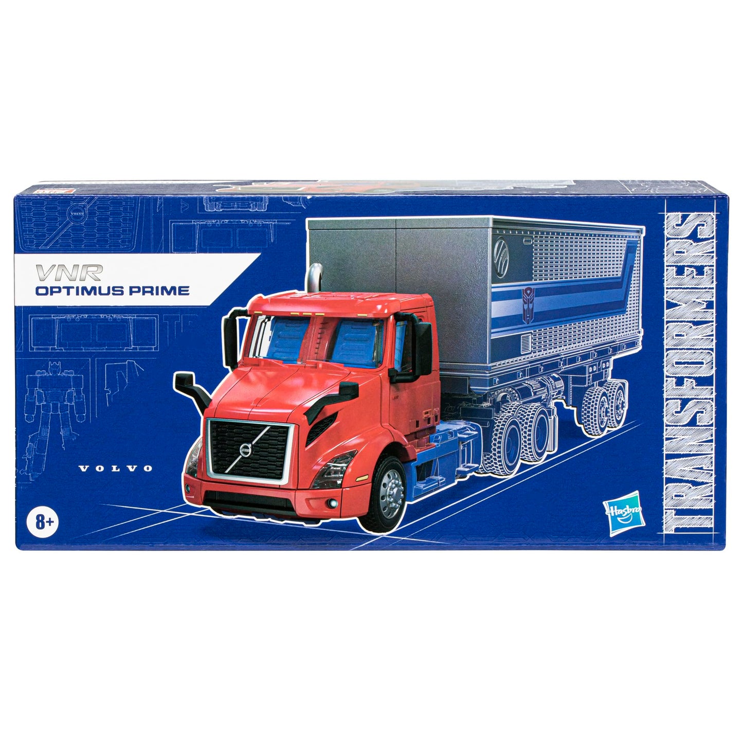 Transformers Generations Leader Class Volvo VNR 300 Optimus Prime Figurine 18 cm - Black