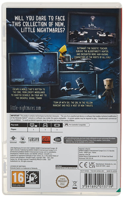 BANDAI NAMCO Little Nightmares 2 for Nintendo Switch - Model 115016