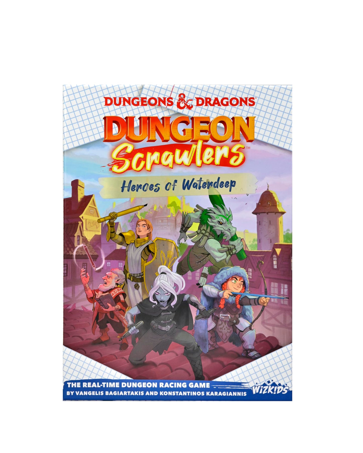 WizKids Dungeons & Dragons: Dungeon Scrawlers - Heroes of Waterdeep, Multicolor, Cardboard, Model 226789