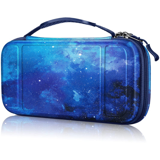 FINTIE Carrying Case for Nintendo Switch Lite 2019  [Shockproof] Hard Shell Protective Cover Tpartyl Bag with Game Card & Micro SD Card sections for Switch Lite Console & Accessories  Starry Sky
